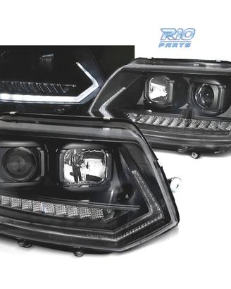 FARI PER VOLKSWAGEN VW T5 GP 09-14 DRL NERI CON FR