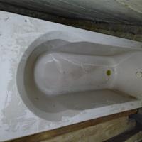 Vasca da bagno mai usata