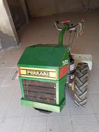 Motocoltivatore Ferrari 72s con trincia e carrello
