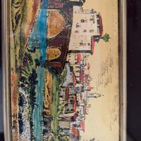 Miniatura foglia oro quadro