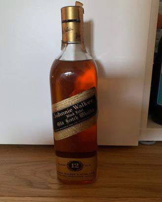 Whisky Johnnie Walker Black Label 12 anni '60