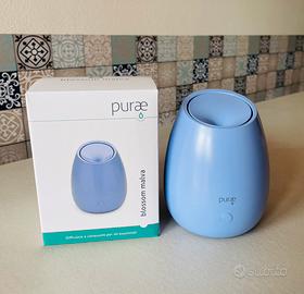 Diffusore ultrasuoni Purae NUOVO + 2 oli essenz.