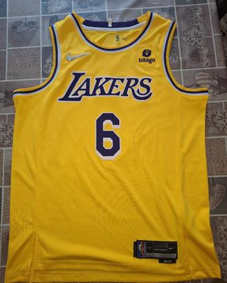 MAGLIETTA LEBRON JAMES ORIGINALE PREZZO TRATTABILE