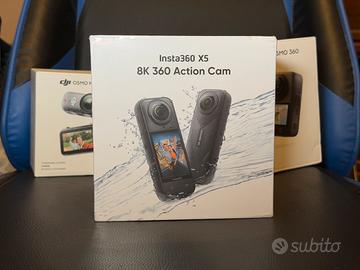 Insta360 X5 8k 360 camera NUOVA sigillata