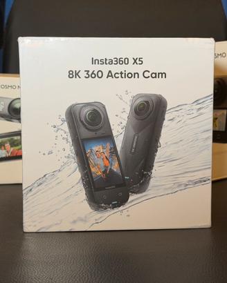 Insta360 X5 8k 360 camera NUOVA sigillata