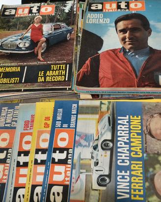 Auto Italiana dal 66 al 69 Rivista automobilistica