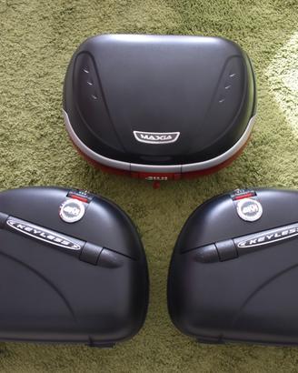 Set bauletti GIVI Keyless con staffe per CBF 600