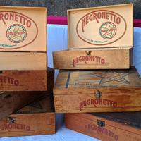 Cassette in legno Vintage salumi Negronetto