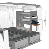 Attrezzatura per furgone.