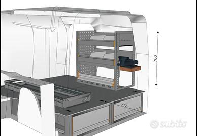 Attrezzatura per furgone.