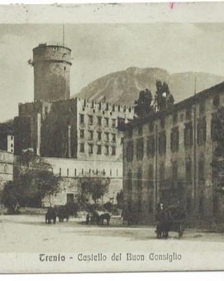 Cartolina Trento Castello Buonconsiglio viaggiata