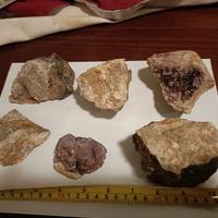 minerali e pietre da collezione lotto di fluorite