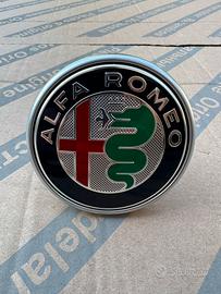 Tasto Baule Fregio Stemma ORIGINALE Alfa Romeo