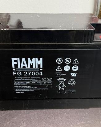 Batteria agm fiamm  12 volt 70 ampere