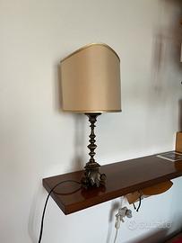 Lampada abat jour in bronzo