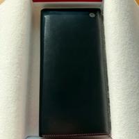 Portafoglio Cartier in pelle nera con Scatola