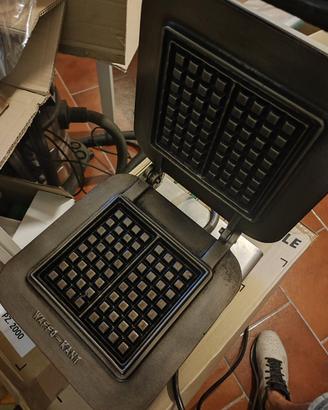 Piastra professionale per waffel waffle