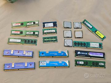 Lotto 14 ram 21gb e cpu intel