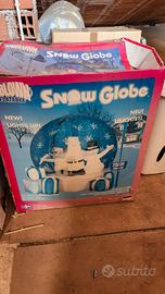 decorazione natale gonfiabile palla neve babbo
