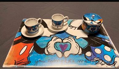 Set 2 tazze caffè Mickey Mouse Disney - Arredamento e Casalinghi