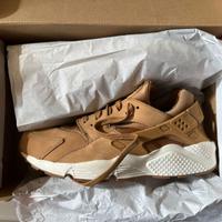 NIKE HUARACHE BEIGE, TAGLIA 47,5 (13), COME NUOVE