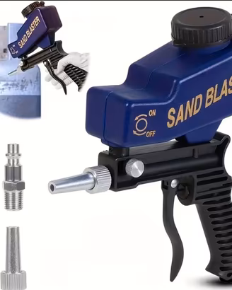 Pistola sabbiatrice ad aria