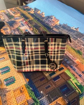 Borsa a quadrettoni