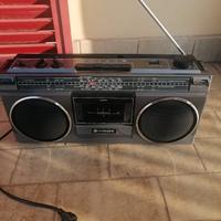 Stereo portatile 1986 cassette radio Hitachi vint 