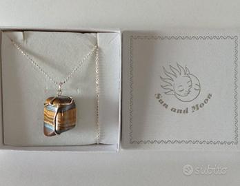 COLLANA CON OCCHIO DI TIGRE