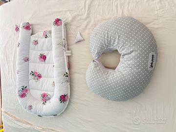 Cuscino allattamento + cuscino riduttore