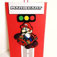 Targa legno Mario Kart (8x12cm) | Mario Kart woode