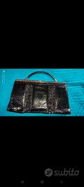 pochette in pelle di pitone 