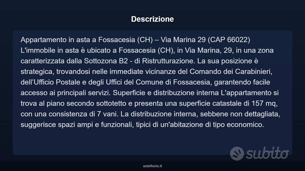 Appartamento – Fossacesia, Vètiche, Piano Favaro - Vista 3