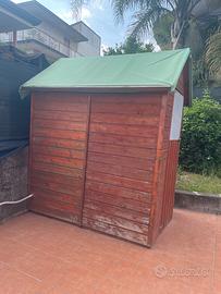 Casette di legno giardino