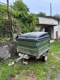 Carrello appendice ellebi per trasporto cani