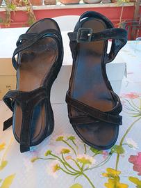 Sandali con zeppa donna