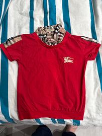 Polo burberry taglia 2 anni