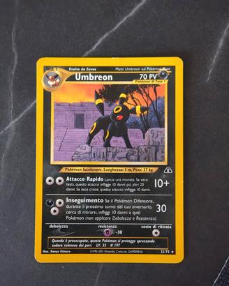 Umbreon 32/75 carta pokemon rara