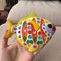 Pesce decorativo ceramica artistica spagnola