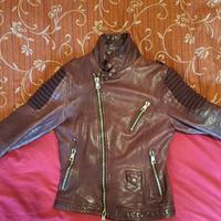 Giubbino biker in pelle Desigual