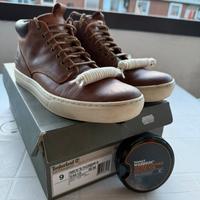 Timberland Earthkeepers pelle marrone lacci nuovi