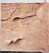 Bassorilievo in cotto Impruneta di K.P.K.