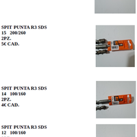 SVUOTO MAGAZZINO Punte SDS SPIT  Viti cartongesso