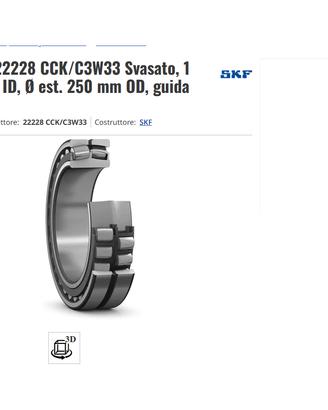 CUSCINETTO 22248CCK/C3W33