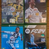 Fifa 17, 18, 19 e 24 per Xbox 