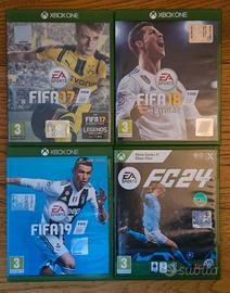 Fifa 17, 18, 19 e 24 per Xbox 