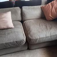 Set di poltrone e divani in camoscio