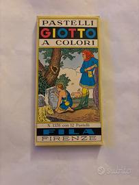 12PastelliColoratiRarissimiNuoviMaVintage”Giotto”O