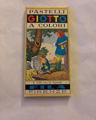 12PastelliColoratiRarissimiNuoviMaVintage”Giotto”O