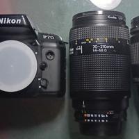 Nikon Reflex F70 a pellicola Completa di Obiettivi